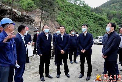 师永学来郧西调研西十高铁项目建设