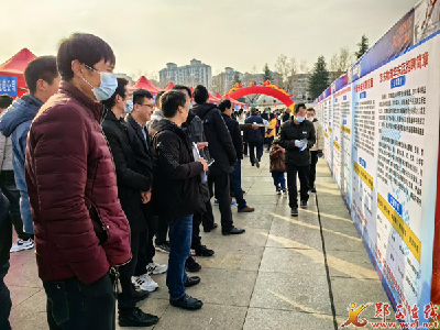 郧西城关镇组织700余名求职者参加“春风行动”招聘会