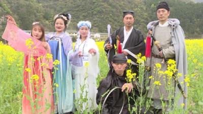 昨天，田园沙沟油菜花节举办，现场美如画......