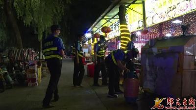 县城管局开展餐饮服务场所安全用气专项检查