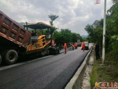 县公路养护中心：抢抓施工黄金期 全力推进养护中修工程