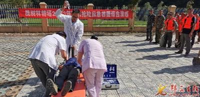 槐树林特场：防汛应急演练 检验抢险实效