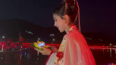 十堰郧西：天河七夕民俗传承活动——放河灯