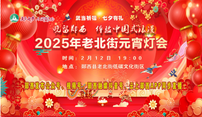 直播丨晚留郧西 体验中国式浪漫——2025年老北街元宵灯会