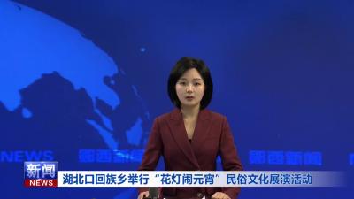 湖北口回族乡举行“花灯闹元宵”民俗文化展演活动.mp4