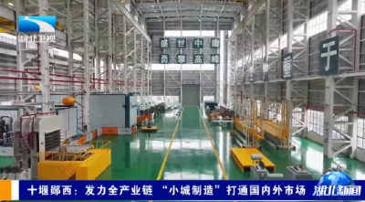 “小城制造”走向全球！昨晚，湖北卫视聚焦郧西