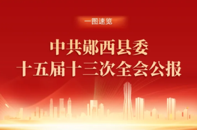 一图速览丨中共郧西县委十五届十三次全体会议公报