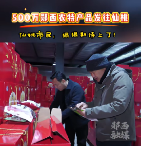 “汉江一水长 仙郧一家亲”价值500万元的郧西农特产品发往仙桃！