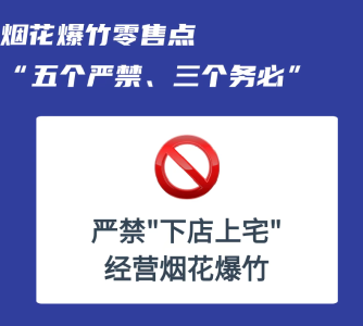 请仔细阅读！烟花爆竹安全提示→
