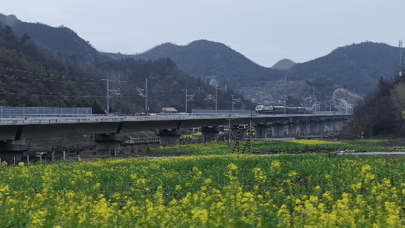 来了！一列高铁从西安东站驶入郧西站