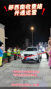 郧西南收费站开通运营