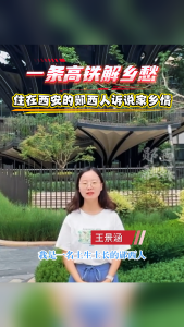 一条高铁解乡愁，住在西安的郧西人诉说家乡情