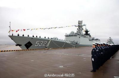 054A导弹护卫舰“荆州”号舰歌有玄机 泄露三大重要信号