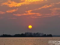 【风光摄影】荆州长湖 夕照余辉万丈彩