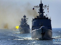 直击中俄“海上联合—2016”军事演习