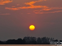 【风光摄影】荆州长湖 夕照余辉万丈彩