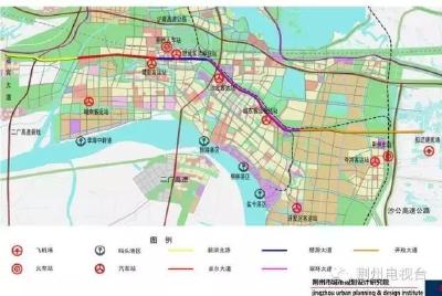 荆州首条双向8车道快速路年内开工 规划图曝光