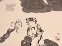 汤显祖逝世400年，中国戏画研究会以“牡丹亭”为题作画