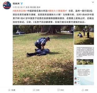 中国游客澳大利亚便溺被捕  国家旅游局表态了！