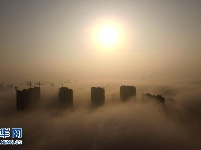 我国中东部多地遭遇大雾天气