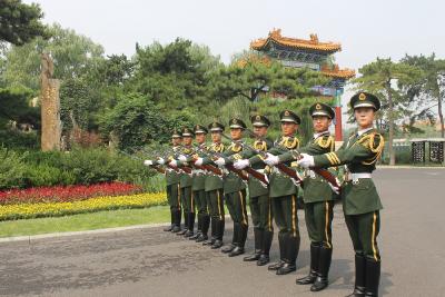 武警“国宾卫士班”尽显国威