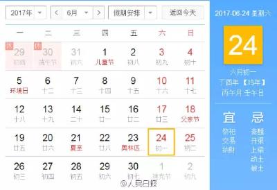 农历六月生日的孩子，2017年你可以过两次生日！