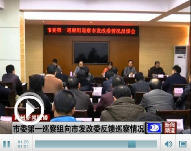 市委四个巡察组分别向各部门反馈巡察情况