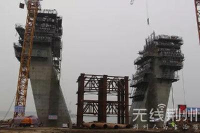 最新！揭秘石首长江大桥四个标段进展 有序进行中……