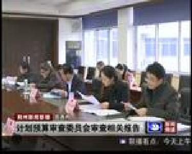 计划预算审查委员会审查相关报告