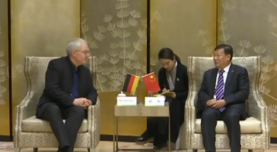 杨智会见德国能源署总工程师Schirmer一行
