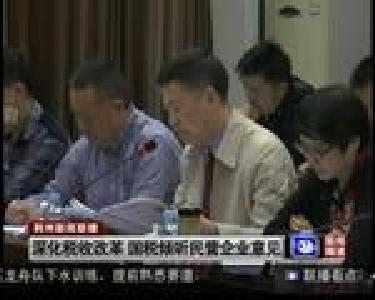 深化税收改革 国税倾听民营企业意见