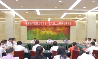 省第十一次党代会荆州市代表团举行第一次全体会议