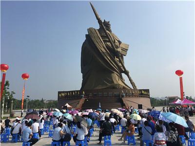 开园一周年，关公义园今天免费向市民开放！