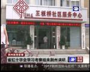 省红十字会学习考察组来荆州调研