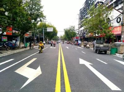 廖子河路升级改造顺利 北京路至蓝星商贸城可通行