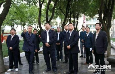 杨智调研松滋市基层党建和美丽乡村建设等工作