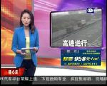 司机好大胆 高速竟逆行