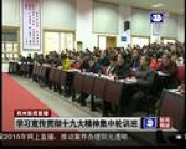 学习宣传贯彻十九大精神集中轮训班