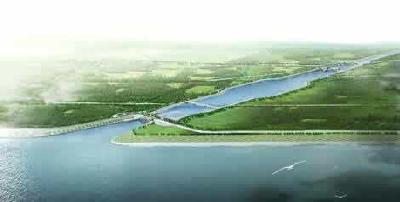绿色江堤取代沙堆 荆州舒展50余公里临江“画卷”
