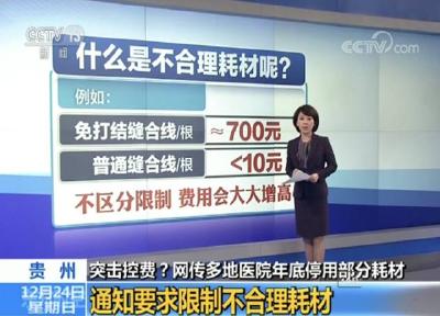 医院年底停用部分耗材是为了“突击”控费？真相在这里→