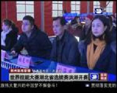 世界技能大赛湖北省选拔赛洪湖开赛