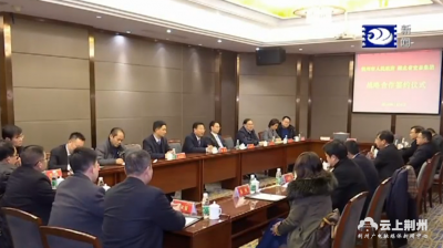 荆州市政府与湖北省宏泰集团签订战略合作协议