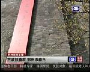 古城挂春联 荆州添春色