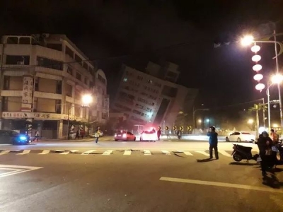 揪心！台湾花莲发生6.5级地震已致2死202伤