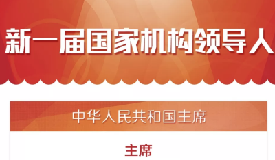 名单来了，一图了解新一届国家机构领导人！