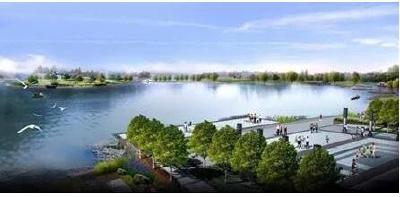 松滋民生项目建设提速 稻谷溪湿地公园