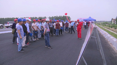 沙公高速即将刷黑 年底之前建成通车