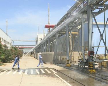 开发区企业开展安全生产演练