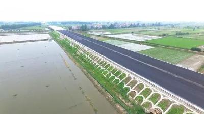 最新进展：石首长江公路大桥北岸接线顺利贯通！