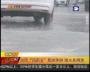 台风“玛莉亚”影响荆州 降水来得急